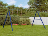 Outdoor Swing Set with Swings and Disc Swing 3283601