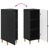 Sideboard Black 33 x 34.5 x 90 cm Engineered Wood 894136
