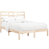 Bed Frame without Mattress Solid Wood 120x190 cm Small Double Small Double 3105765