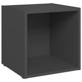 TV Cabinets 4 pcs Grey 37x35x37 cm Engineered Wood 805506