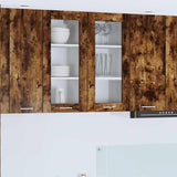 Hanging Cabinet Smoked Oak 40 x 31 x 80 cm Engineered Wood 884306