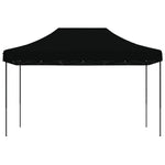 ZNTS Foldable Party Tent Pop-Up Black 440x292x315 cm 4004966