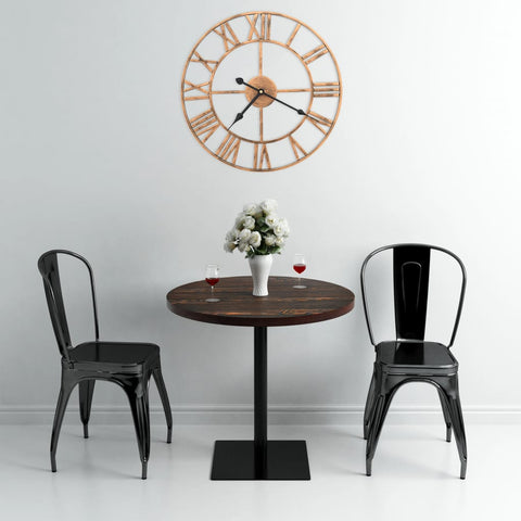 ZNTS Wall Clock Metal 40 cm Golden 283860