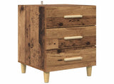 Bedside Cabinet Old Wood 40 x 40 x 66 cm Engineered Wood 880613