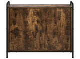 Sideboard Smoked Oak 73 x 33 x 81 cm Engineered Wood 8013814