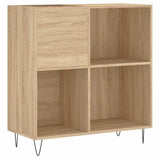 Record Cabinet Sonoma Oak 84.5x38x89 cm Engineered Wood 831775