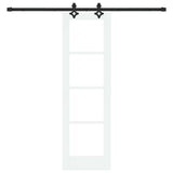 Sliding Door ORKDAL White and Black 61 x 198.5 cm 3332182