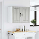 Kitchen Wall Cabinet Lucca Grey Sonoma Engineered Wood 853833