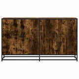 Sideboard Smoked Oak 134x35x76 cm Engineered Wood 3300817