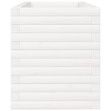 Garden Planter White 90x40x45.5 cm Solid Wood Pine 847269