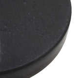 Parasol Base 30kg Black Granite and Stainless Steel Round 42006586