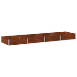 Raised Garden Bed Rusty 320 x 80 x 24 cm corton 8006501