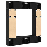 TV Cabinet 8 pcs Black 80 x 30 x 30 cm Engineered wood 3393388