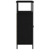 Sideboard Black Oak 70 x 30 x 80 cm Engineered Wood 862972