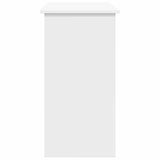 Desk White 80x40x75 cm Engineered Wood 860454