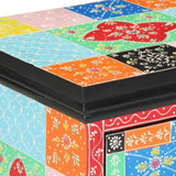 Bedside Cabinet Multicolour 40 x 35 x 45 cm Solid Mango Wood 4017564