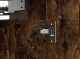 Bathroom Wall Cabinet with Mirror Smoked Oak 60x21x60 cm 861899