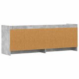 TV Cabinet 135 x 33 x 47 cm Concrete Grey Engineered Wood 8011230