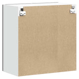 Kitchen Wall Cabinet Lucca Black Engineered Wood 853818