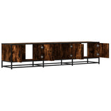 TV Cabinet Smoked Oak 180x35x41 cm Engineered Wood 3300787