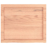 ZNTS Wall Shelf Light Brown 60x50x cm Treated Solid Wood Oak 363652