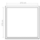 UV-resistant materials Rectangular Modern 43555