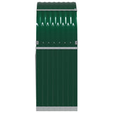 Log Holder Green 80x45x120 cm Galvanised Steel 364539
