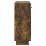 Sideboard Smoked Oak 66 x 34.5 x 90 cm Engineered Wood 893950