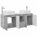 Bathroom Cabinet Set 3 pcs Concrete Grey 49.5 x 41 x 63 cm 3405640