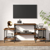 TV Cabinet Brown Oak 117x35x52 cm Engineered Wood 826319
