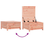 ZNTS 4 Piece Garden Sofa Set Solid Wood Douglas Fir 3250794