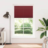 Pleated Blind Bordeaux Red 120x200 cm Fabric Width 119.4 cm Polyester 4015266