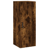 Highboard Smoked Oak 34.5x34x180 cm Engineered Wood 3198982