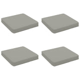 4-Piece Seat Cushions VUGHT 4 pcs 100% Polyester Grey 946286