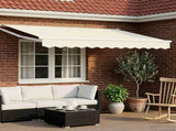 Solar Electric Awning 3.5 x 2 m Cream 100% Polyester 3419893