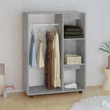 Wardrobe Concrete Grey 80x40x110 cm Engineered Wood 808517