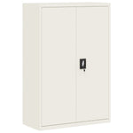 ZNTS File Cabinet White 90x40x180 cm Steel 3188313