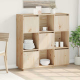 Highboard 110.5x35x117 cm Solid Wood Pine 814369