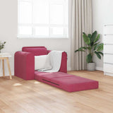 Sofa Bed Wine Red 98 x 71 x 83 cm Velvet 4106669