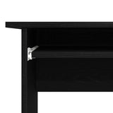 Corner Desk Black Oak 120 x 140 x 75 cm Engineered Wood 862450
