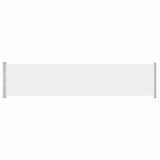 Patio Retractable Side Awning 140x600 cm Cream 313370