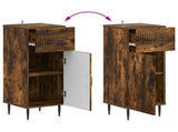 Bathroom Storage Cainet HAARLEM Smoked Oak 30 x 31 x 80 cm 896830