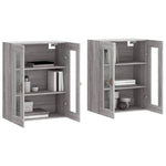 Wall Mounted Cabinets 2 pcs Grey Sonoma Engineered Wood 3197919