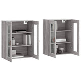 Wall Mounted Cabinets 2 pcs Grey Sonoma Engineered Wood 3197919