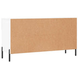Shoe Bench White 102x35x55 cm Engineered Wood 829748