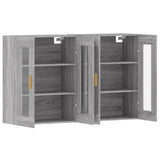 Wall Mounted Cabinets 2 pcs Grey Sonoma Engineered Wood 3197903
