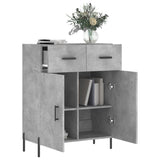 Sideboard Concrete Grey 69.5x34x90 cm Engineered Wood 827992