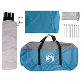 Vehicle Awning Blue 518 x 580 x 215 cm Polyester and Steel 42028556