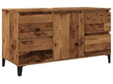Sink Cabinet Old Wood 80x33x60 cm Engineered Wood 857129