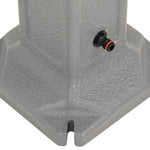 Garden Tanker with Faucet Light Grey Stone Look 316183